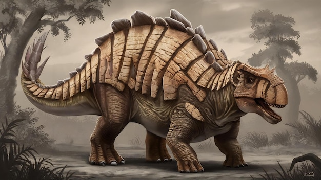 Ankylosaurus dinosaur