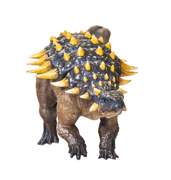 Foto ankylosaurus dinosaurus geïsoleerde achtergrond