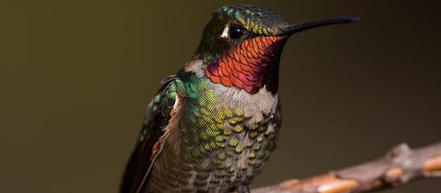 Photo anna's hummingbird