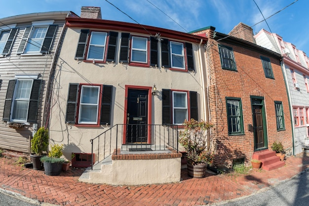 Photo annapolis maryland historical houses