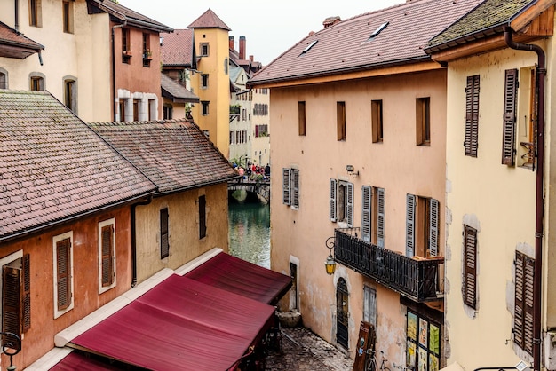 Annecy Old Town from Palace I39lle