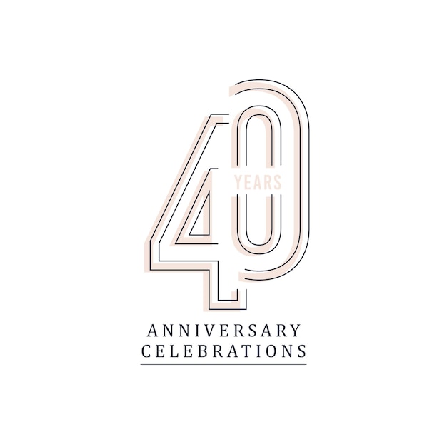 Фото Юбилейные торжества логотип коллекции шаблон