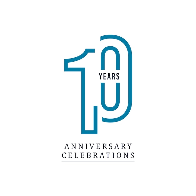 Photo anniversary celebrations logo colletions template