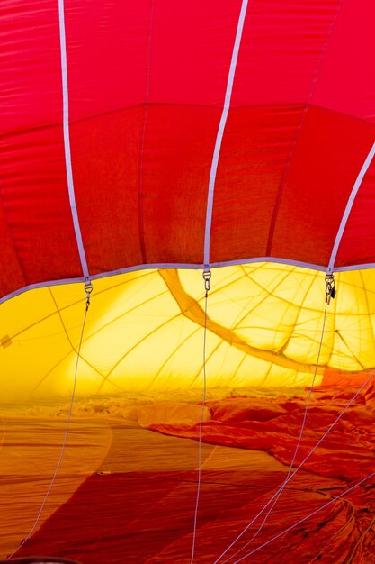 Annual hot air balloon festival in Erie, Colorado.