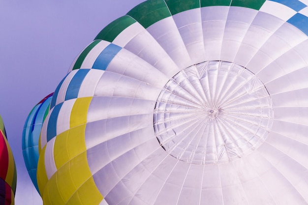 Annual hot air balloon festival in Erie, Colorado.