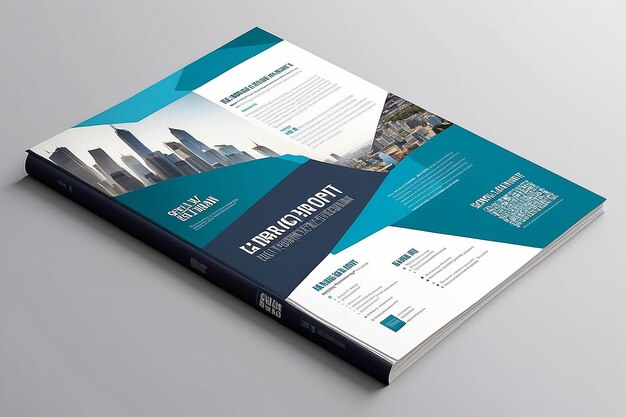 annual report brochure flyer design template Leaflet cover presentation book cover