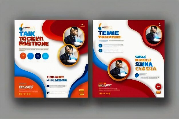 Annual report brochure flyer template Yellow cover design business advertisement magazine