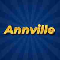 Photo annville text effect gold jpg attractive background card photo confetti