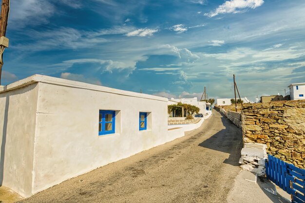 Villaggio di ano meria nell'isola di folegandros