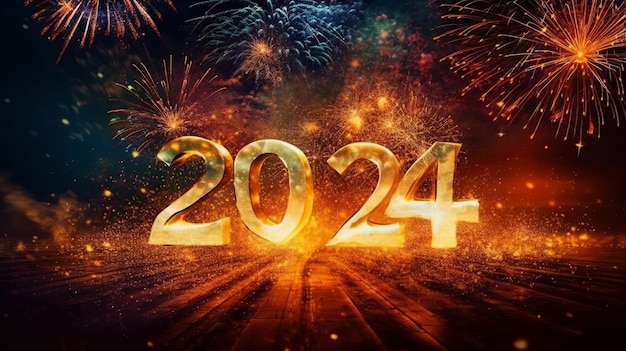 Ano nuevo 2024 Generado con IA