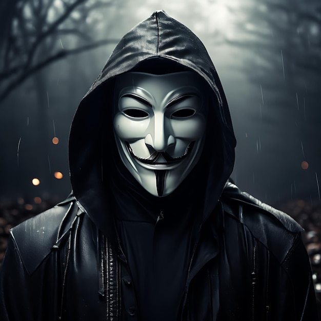 Anonymous Hacker Portrait