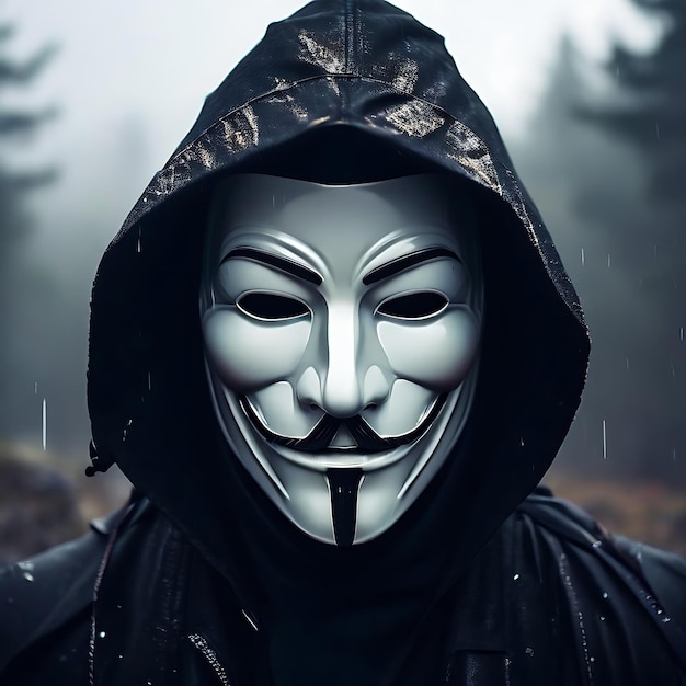 Anonymous Hacker Portrait