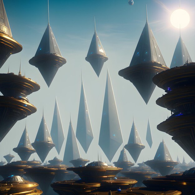 Another planet city trisolaris world