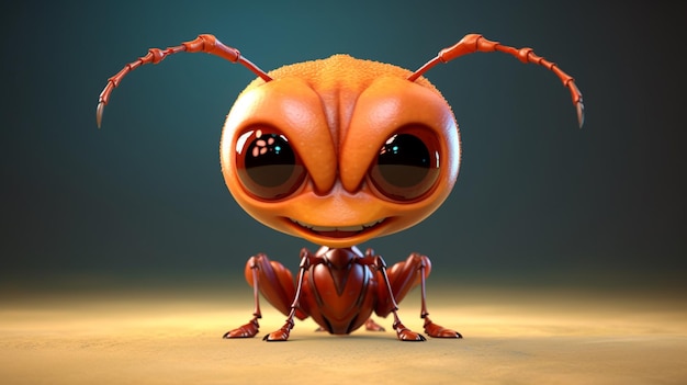 Ant big head charactersGenerative AI