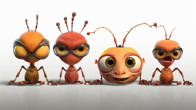 Ant big head-personages Generatieve AI