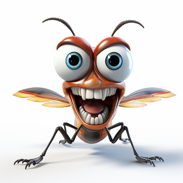 Photo a ant cartoon creature