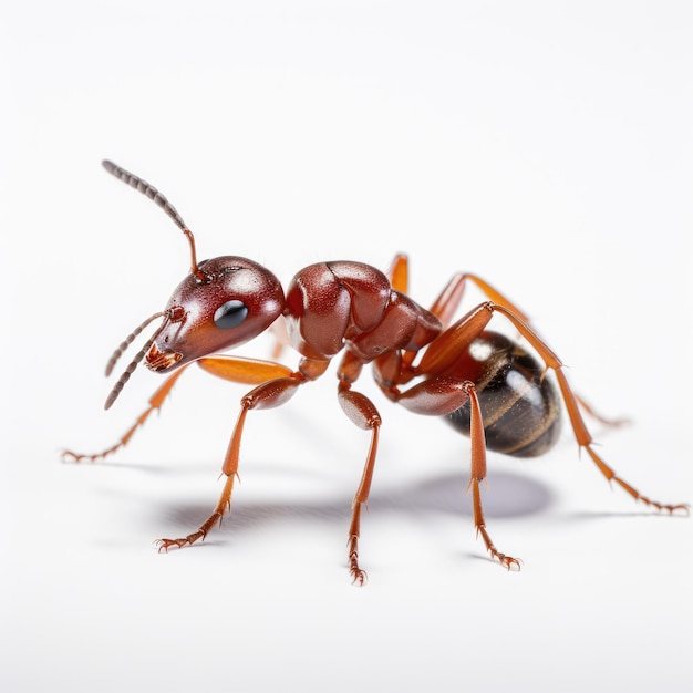 ant isolated on white background AI generated Image