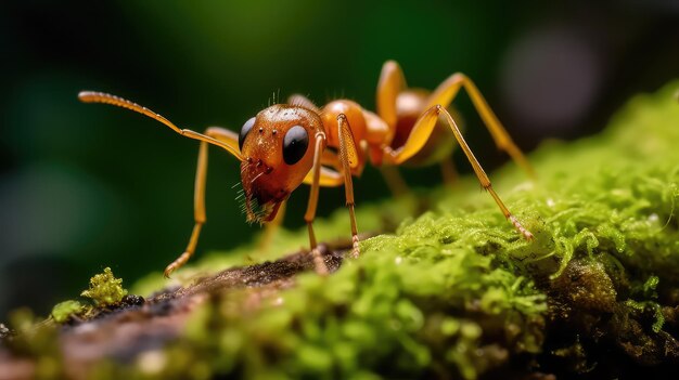 ant shot close up