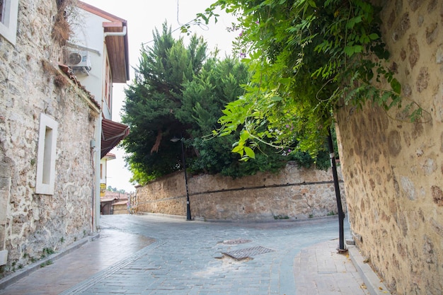 Antaliya Turkije straten van de oude stad