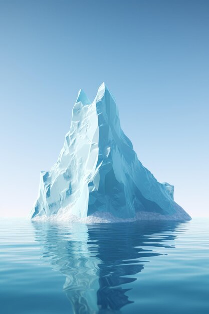 Antarctic sea iceberg Generative AI