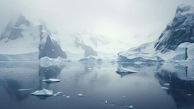 南極の美しい風景