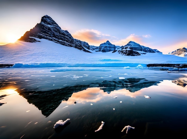 Antarctica scherpe gedetailleerde focus van hoge kwaliteit