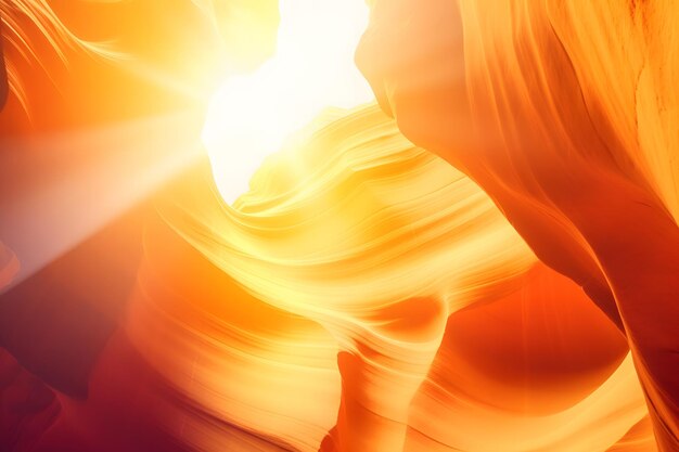 Antelope Canyon abstract background Travel and nature concept Neural network AI generated art