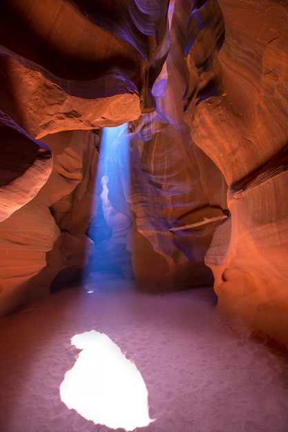 Antelope Canyon Arizona op Navajo-land dichtbij Pagina