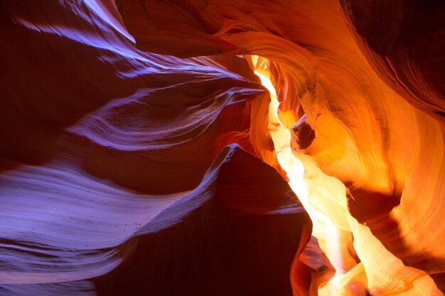 Antelope Canyon Arizona op Navajo-land dichtbij Pagina