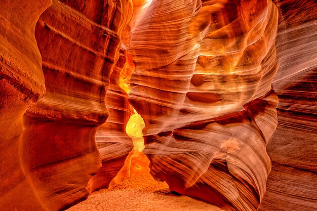 Antelope canyon lights arizona usa