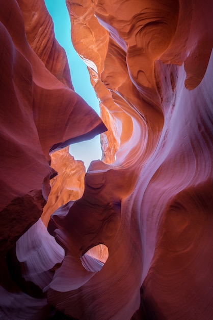 Photo antelope canyon natural rock formation