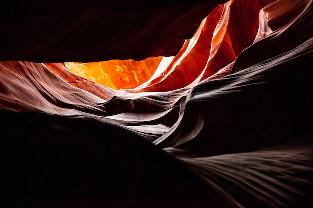 Antelope Canyon near Page Arizona USA Sandstone formations on Navajo nation