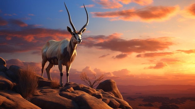 Foto antelope sfondo di alta qualità