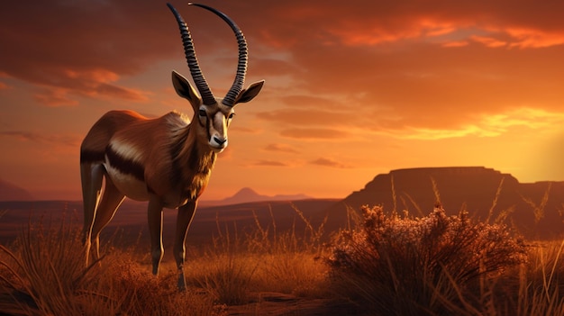 Foto antelope sfondo di alta qualità