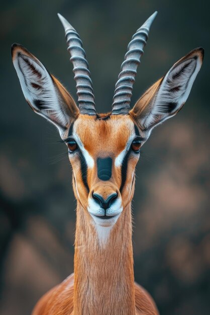 Antelope portrait in nature