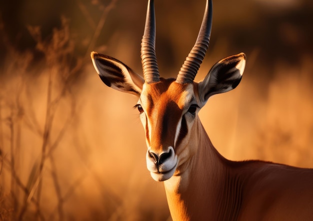 Фото Антилопы полифилетическая группа травоядных африканских и азиатских животных.