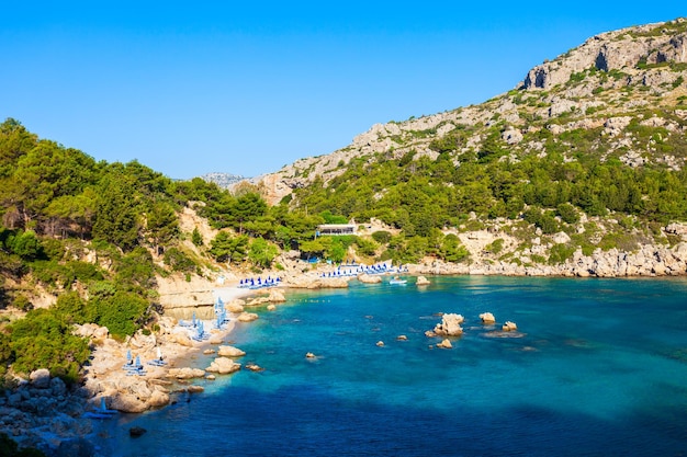 Anthony Quinn Bay op het eiland Rhodos