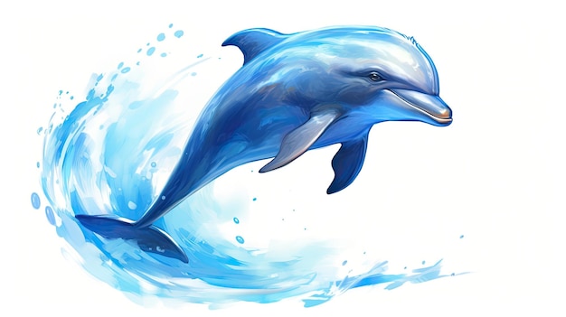 Anthropomorphic Dolphin Sketch