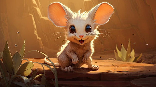 Anthropomorphic Jerboa Illustration