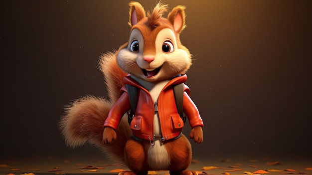 Anthropomorphic Squirrel Design