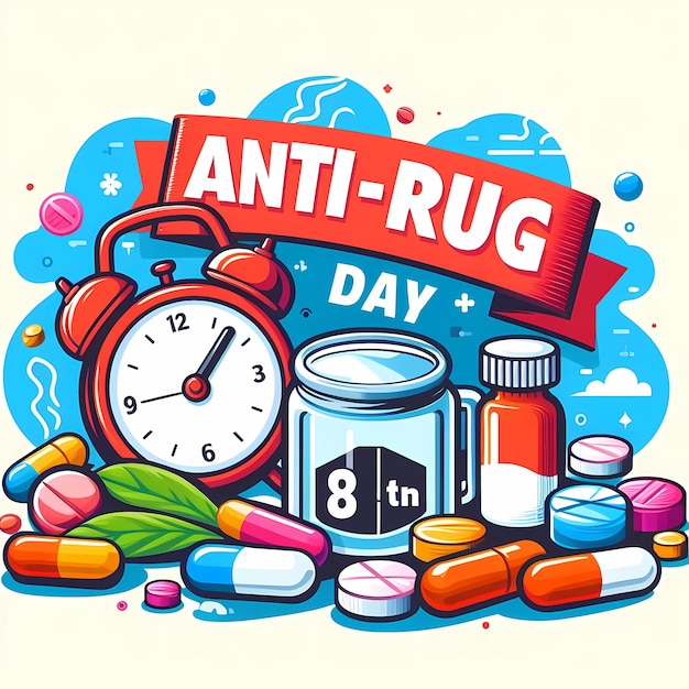 Дизайн плаката для Дня борьбы с наркотиками
