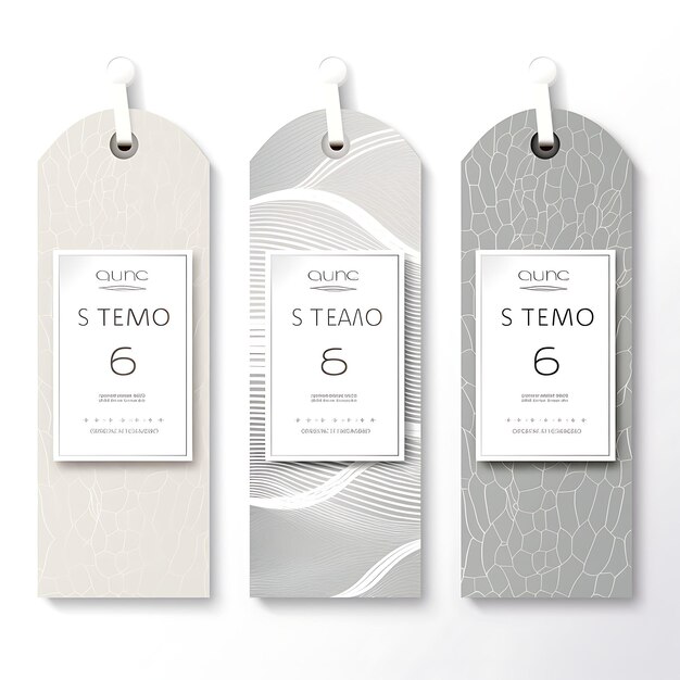 Premium AI Image  AntiAging Skincare Price Tag Textured Paper Elegant and Sop 2D Vector Design 