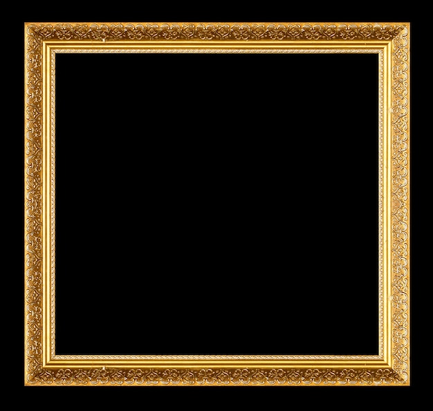 Foto antiek gouden frame