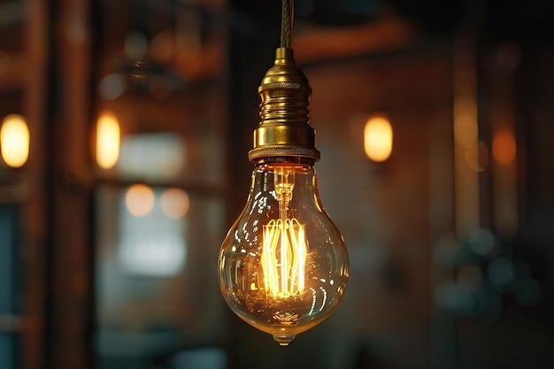antieke Edison stijl gloeilampen licht