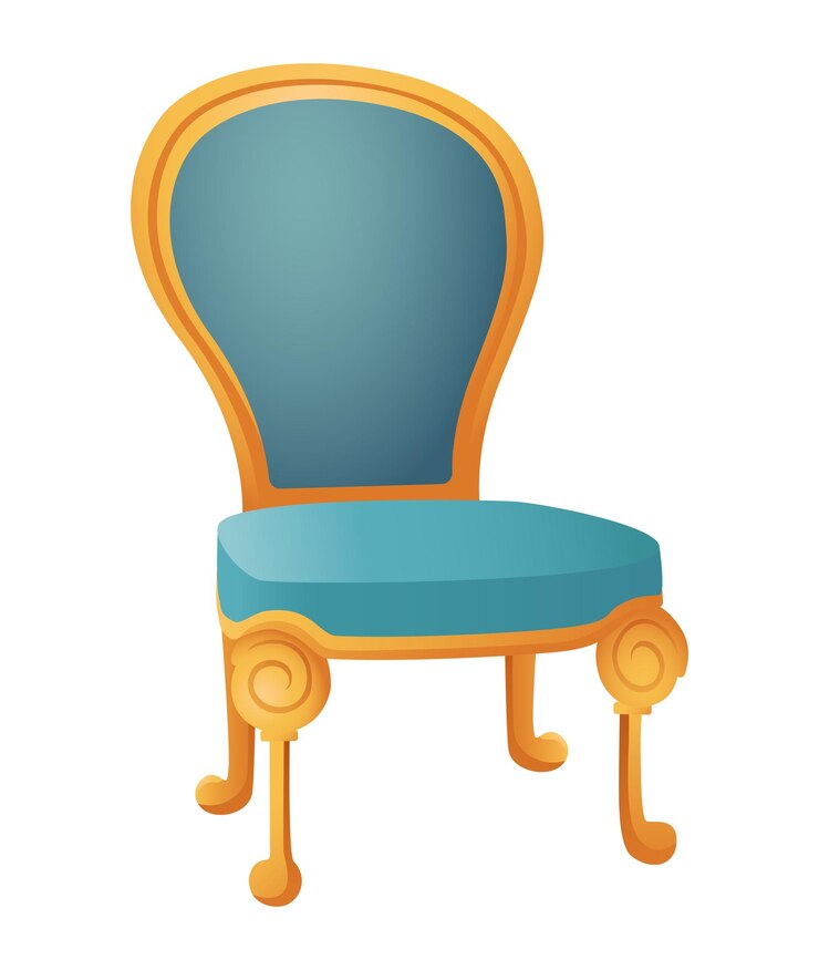 Foto antieke meubels van kleurrijke set deze boeiende illustratie vangen de elegantie