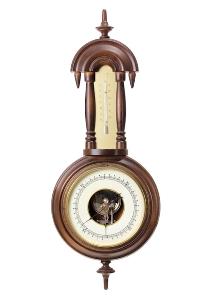 Foto antieke thermometer en hygrometer