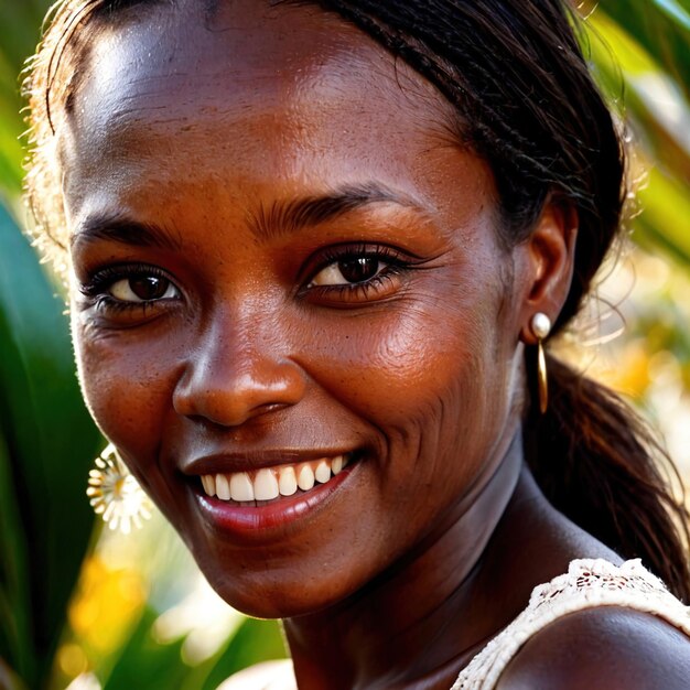 Photo antigua and barbuda woman from antigua and barbuda typical national citizen