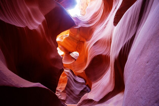 Antilopecanyon bij Page, Arizona