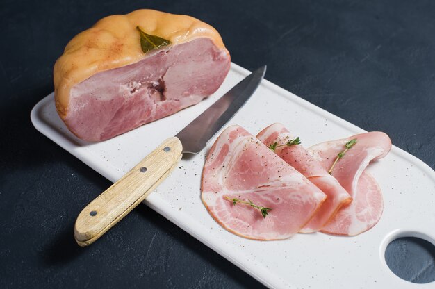 Antipasto Italiaans - ham.