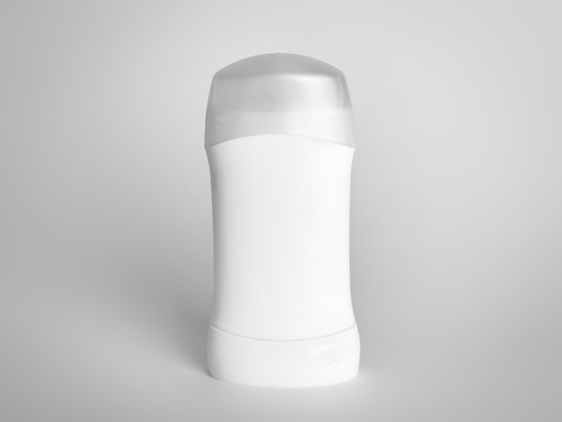 Photo antiperspirant deodorant standing on white surface